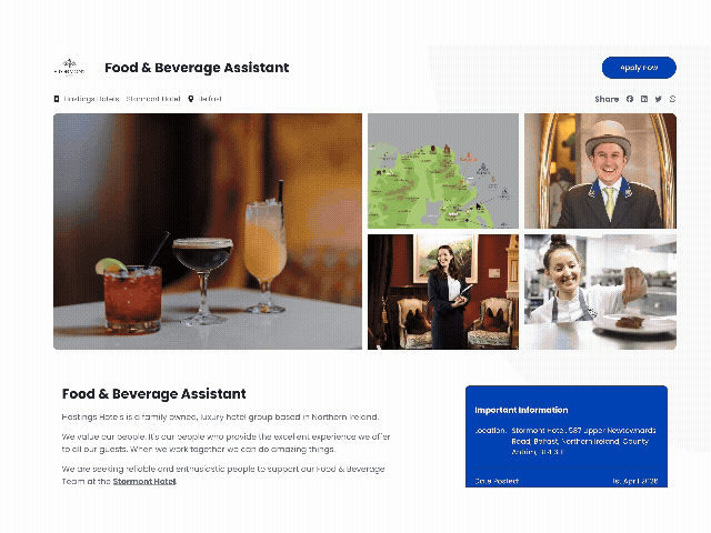 Customisable Career Sites