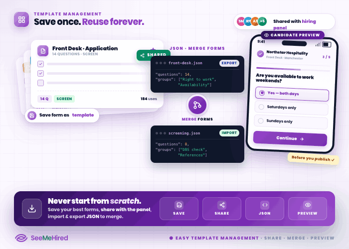 Customisable forms